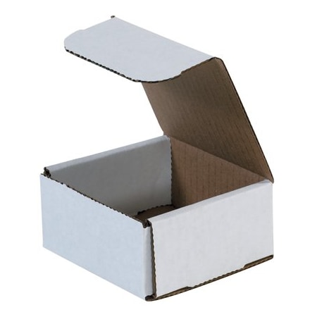 Bsc Preferred 4 x 4 x 2'' White Corrugated Mailers, 50PK BUY00025446